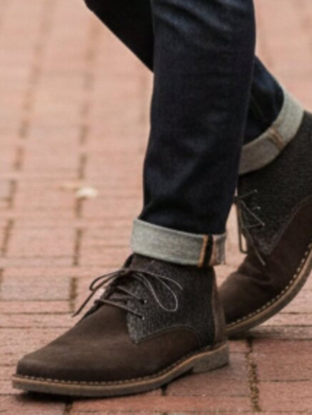 Kenneth Cole Reaction Passage Boot Brown Chukka Lace-Up Boots US 8.5 NWT